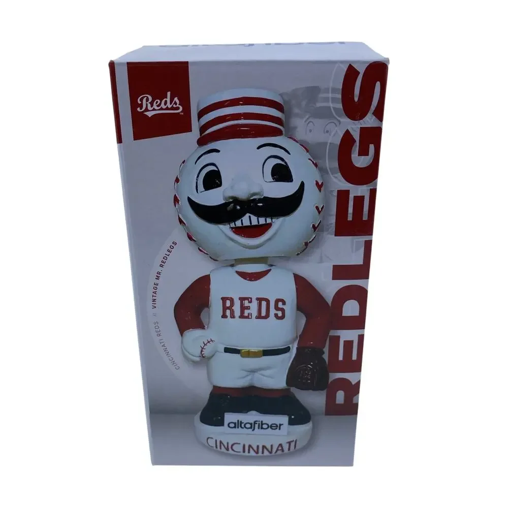 Mr. Redlegs 2022 Altafiber Bobblehead Cincinnati Reds Mascot SGA New In Box
